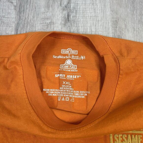 Spirit Jersey 2023 Sesame Street Sea World Busch Gardens Adult Halloween 2XL J - Picture 5 of 9